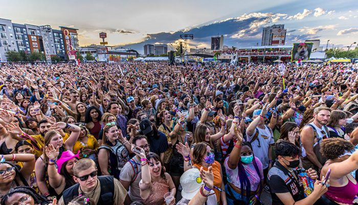 Atmosphere at the 2021 Life is Beautiful Music Festival held in Downtown Las Vegas, Nevada on September 17, 2021. (Photo by Alive Coverage/Sipa USA)